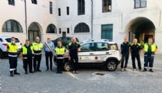 CUORGNE' - Inaugurato un nuovo mezzo per la Protezione civile