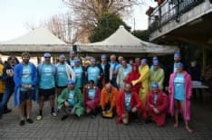 RIVAROLO CANAVESE - 27 soci del Centro Attività Subacquee Explorer cimento invernale «Orsi polari»