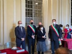 RIVAROLO CANAVESE - Consegnata in prefettura la medaglia d'onore per Vilardo Martinelli - FOTO