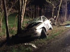 VEROLENGO - Incidente stradale nella notte in frazione Arborea. Una ragazza ferita