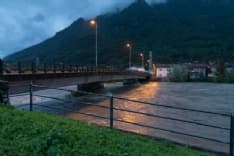 MALTEMPO IN CANAVESE - Esondazione Dora, chiusa l'autostrada A5 tra Quincinetto e Scarmagno