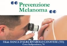 RIVAROLO - Melanoma: Banca d'Alba regala una visita gratuita
