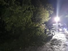 MALTEMPO IN CANAVESE - A Pont evacuata la croce rossa, raffica di interventi dei pompieri - FOTO