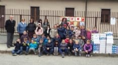 CASTELLAMONTE - I bimbi delle scuole e le mele per Candiolo