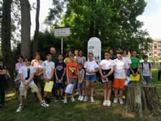 RIVAROLO CANAVESE - Inaugurato un totem in ricordo della famiglia Colombo e della piccola Elena - FOTO e  VIDEO