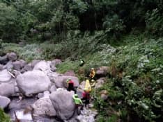 LOCANA - Si infortuna mentre fa Canyoning, salvata dal Soccorso Alpino
