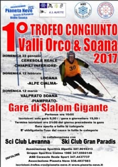 SCI - L'ultima gara del trofeo Valli Orco e Soana è il Memorial Beppe Peila