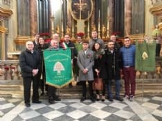 FAVRIA - Folla alla festa di Sant'Antonio, patrono di contadini e allevatori