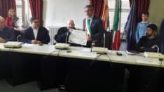 CASTELLAMONTE - Marcello Martini cittadino onorario - FOTO