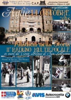 AGLIE' - «Alladium nella Storia», il raduno multiepocale in onore del Conte Filippo di San Martino