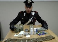 IVREA - Un chilo di droga in auto: arrestato dai carabinieri - VIDEO