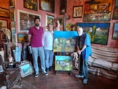 CASTELLAMONTE - La nuova galleria d'arte di Miro Gianola punto espositivo della Mostra della Ceramica - FOTO
