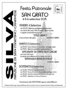 SAN MARTINO - La frazione Silva in festa