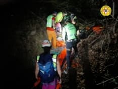 TRAVERSELLA - Incidente in montagna a quota 2200: delicato intervento del soccorso alpino