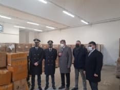 CASELLE - La Guardia di Finanza dona quasi 30.000 mascherine alle Aziende sanitarie torinesi