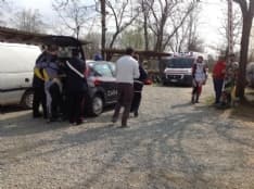 RIVAROLO - MOTO INVESTE RAGAZZINO ALLE GAVE - FOTO e VIDEO