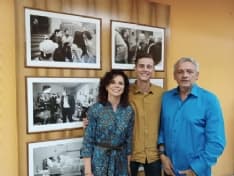 VALPERGA - Simone, Giulia e Alessandro Sartori protagonisti in tv a Reazione a catena - FOTO