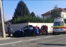 RIVAROLO CANAVESE - Tamponamento in corso Indipendenza: due feriti - FOTO E VIDEO