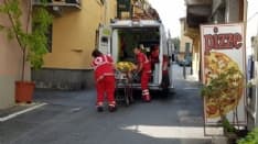 RIVAROLO - Incidente in un cantiere edile, operaio ferito - FOTO