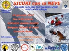 CERESOLE REALE - «Sicuri sulla neve» con il soccorso alpino