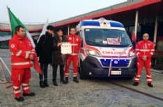 RIVAROLO - Taglio del nastro per i nuovi mezzi della Croce Rossa - FOTO e VIDEO