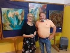 LOCANA - E' iniziata la mostra di Rosetta Vercellotti: un viaggio tra riflessioni e sentimenti