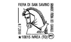 IVREA - Un annullo filatelico speciale per la Fiera di San Savino