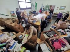 SALASSA - «Sommersi» dalle donazioni per l'Ucraina: il grande cuore del Canavese si sta confermando ancora una volta - FOTO e VIDEO