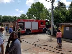 BAIRO - Incendio alla Rolanda: una scintilla provoca le fiamme