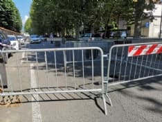 RIVAROLO - Buco nell'asfalto: transennato corso Indipendenza - FOTO