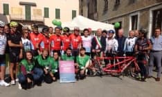 RIVAROLO-IVREA-CHIVASSO - Il tour per la ricerca sulla fibrosi cistica ha fatto tappa in Canavese - FOTO