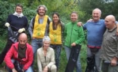 RUEGLIO - Chiusella Vivo ripulisce il torrente per «Puliamo il mondo»