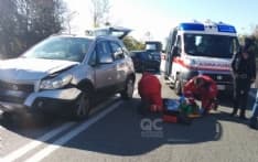 RIVAROLO-OZEGNA - Incidente stradale alla curva del Bogo: due donne ferite - FOTO e VIDEO