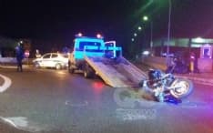 SAN GIUSTO - Incidente notturno: motociclista grave - FOTO e VIDEO