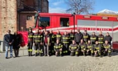 CASTELLAMONTE - Festa per Santa Barbara, la patrona dei vigili del fuoco