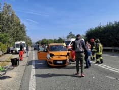 RIVAROLO CANAVESE - Un altro incidente stradale sul ponte dell'Orco: due donne di Agliè ferite - FOTO e VIDEO