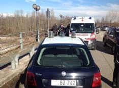 RIVAROLO - Tenta il suicidio dal ponte dell'Orco: salvato - VIDEO