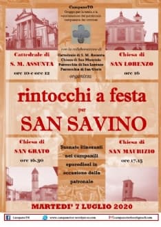 IVREA - Concerti di campane per la patronale di San Savino