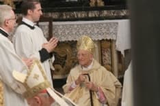 RIVAROLO CANAVESE - Cittadinanza onoraria per il vescovo emerito di Ivrea, monsignor Luigi Bettazzi