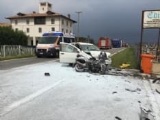 CALUSO - INCIDENTE MORTALE SULLA STATALE 26: LA VITTIMA ERA SU UNO SCOOTER
