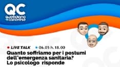 QC LIVE - Alle 18 in diretta su Facebook, Twitter, Twitch e Youtube: quali sono i postumi dell'emergenza sanitaria tra la popolazione?