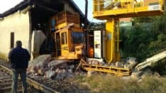 TORINO-CERES - Incidente ferroviario alla stazione di Cirié