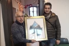 CUORGNE' - Un'opera di Franco Grisolano in dono al centro incontro anziani