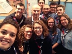 RIVAROLO - Il sindaco Alberto Rostagno, «scout» per un giorno