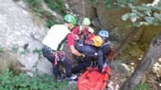 RONCO - Escursionista precipita dalla parete nel vallone di Forzo