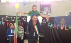 RIVAROLO CANAVESE - Il piccolo Luca Raggino candidato ad «Alfiere della Repubblica»