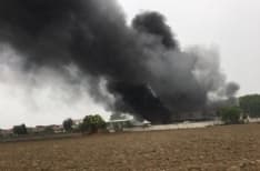 LEINI - Incendio azienda: indagini in corso sulle cause - VIDEO