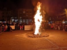CUORGNE' - Il falò dell'epifania tutte le feste si è portato via - FOTO