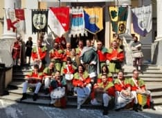 CUORGNE' - Il Torneo di Maggio non delude: in migliaia per il ritorno di Re Arduino e Regina Berta