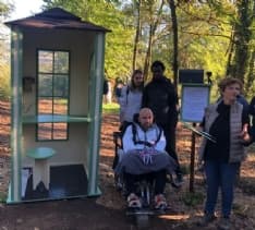 BARONE - Inaugurato il telefono del vento per parlare con i propri cari scomparsi - FOTO